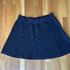 LOFT black A-Line Skirt